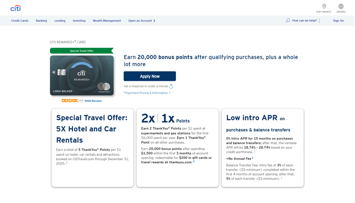 Citi Rewards Mastercard Citi Rewards Mastercard