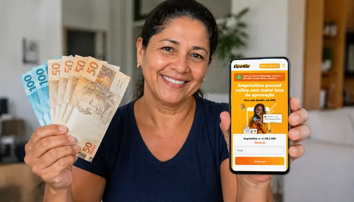 Empréstimo de até R$2.500,00 para negativados