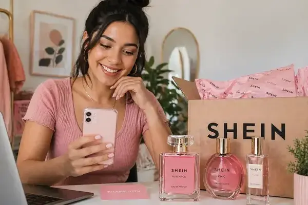 Perfumes grátis na Shein: Como conseguir