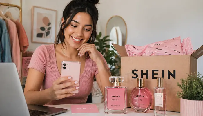 Perfumes grátis na Shein: Como conseguir
