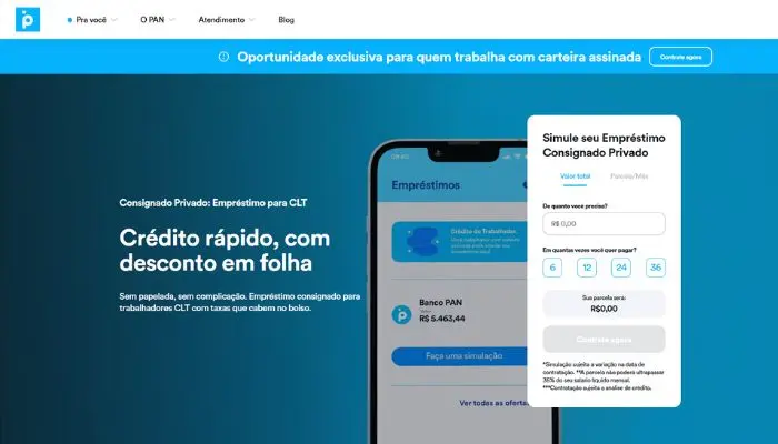 Empréstimo para CLT